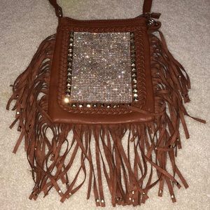 Steve Madden Fringe and Sequin Purse